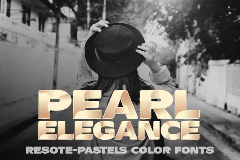ResotE-Pastels Typeface Image 1