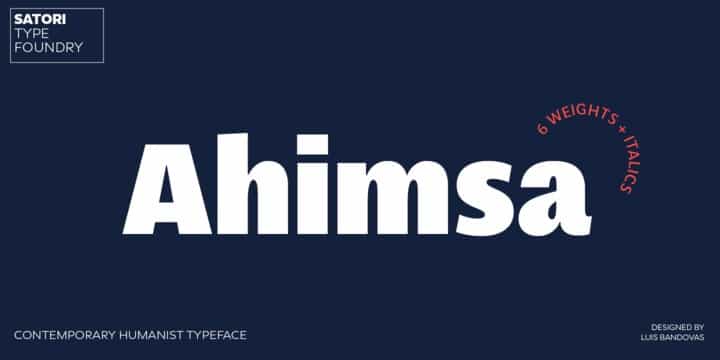 Ahimsa Font Image 1