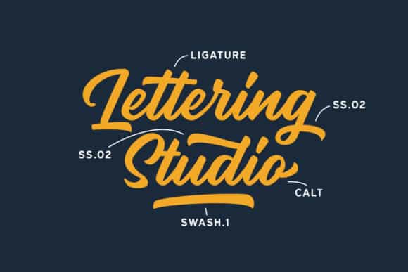 Rupture Bold Script Font Image 2
