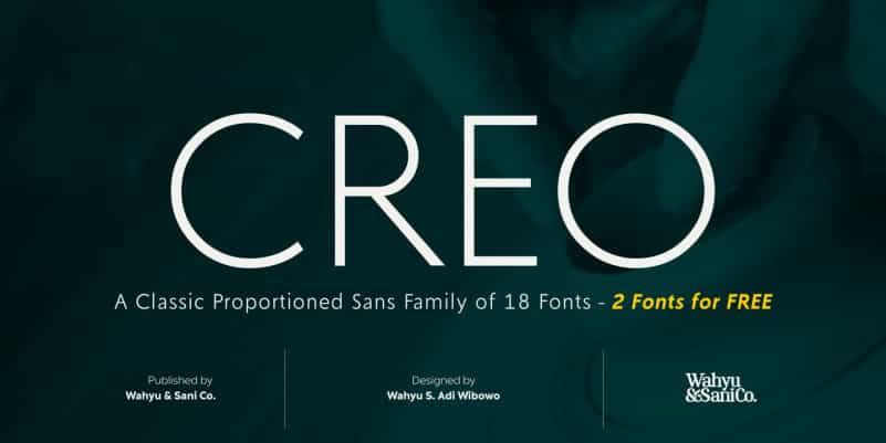 Creo Sans Font Family Image 1