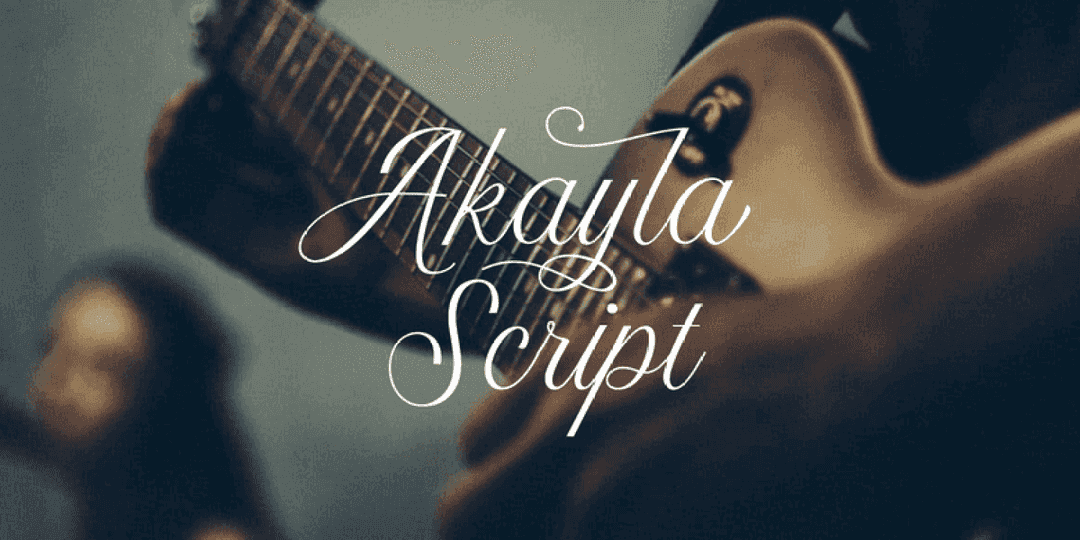 Akayla Script Font Image 3