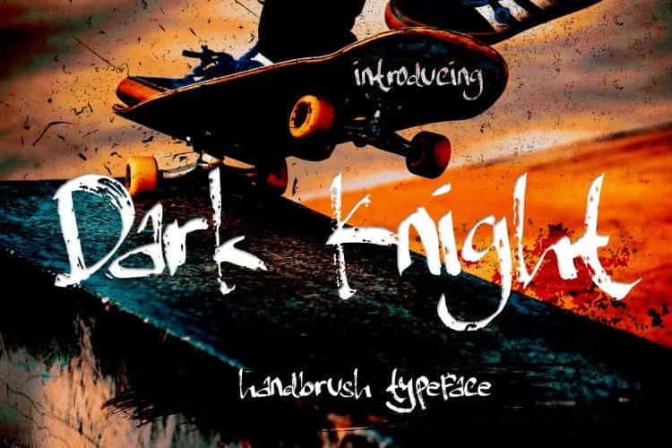 Dark Knight Font Image 1