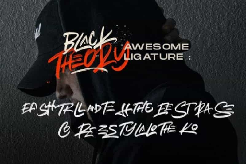 Black Theory Urban Brush Font Image 3