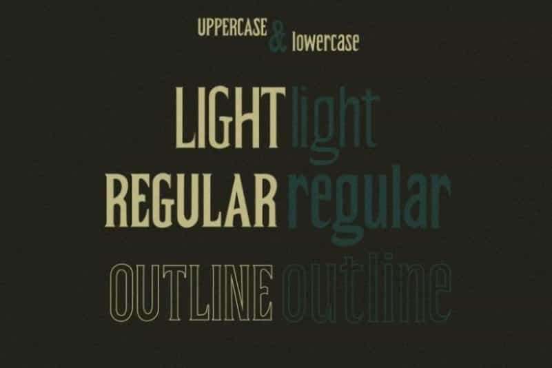 Grewmoon Vintage Font Image 2