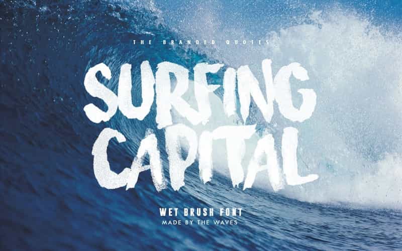 Surfing Capital Font Image 1