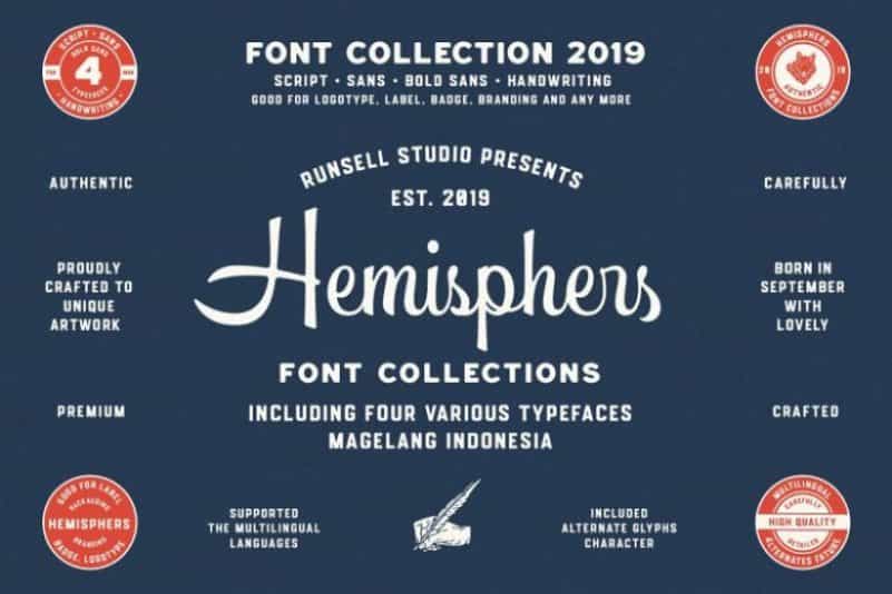 Hemisphers Script Font Image 1