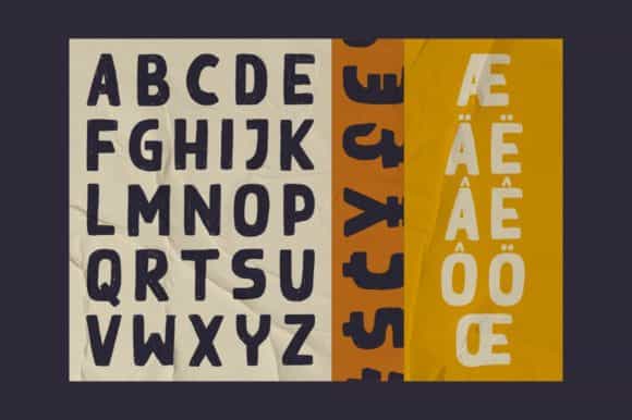 Black Ground Typeface Image 3