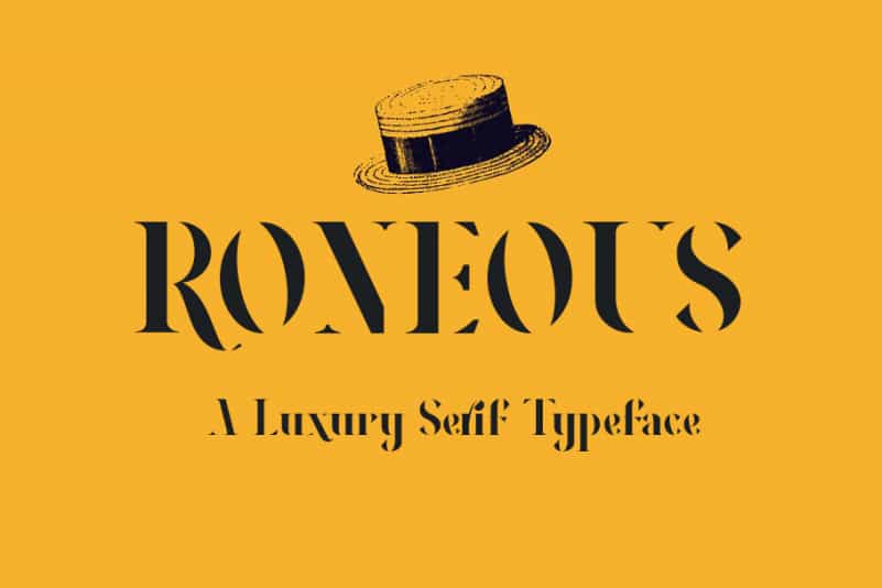 RONEOUS Serif Font Image 1