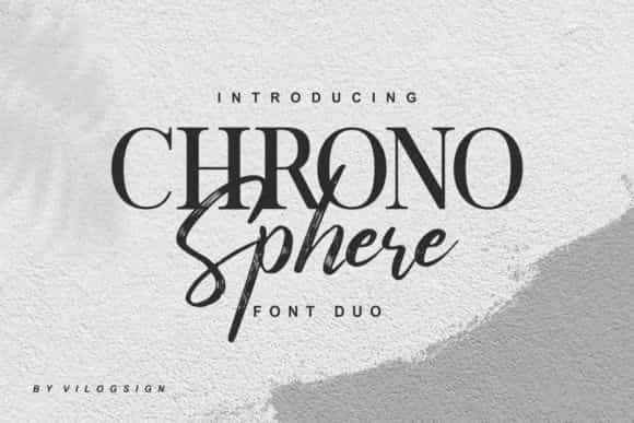 Chrono Sphere Font Duo Image 1