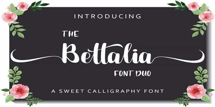Bettalia Font Image 1