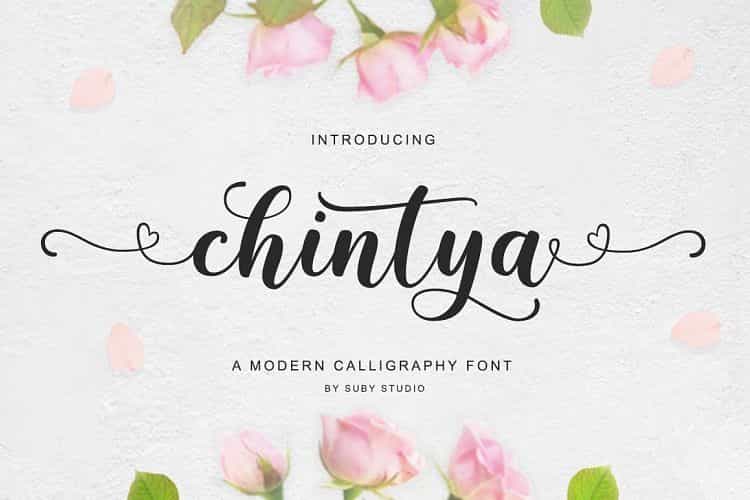 Chintya Font Image 1