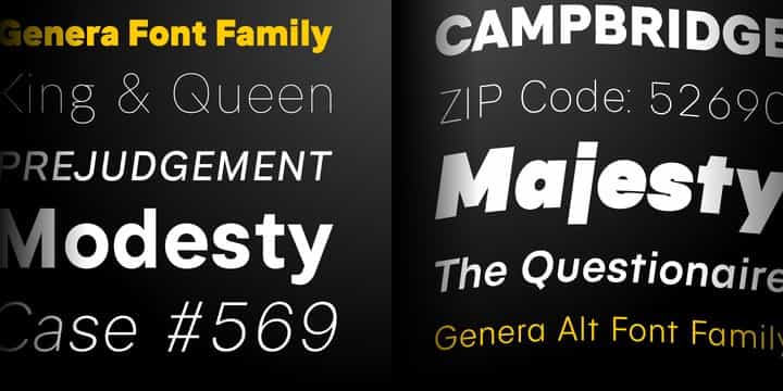 Genera Font Image 3