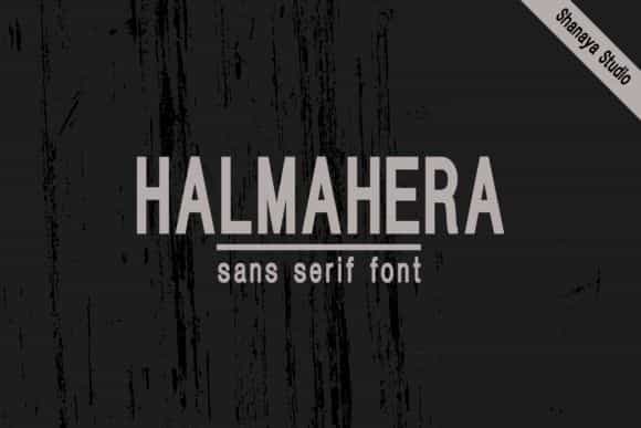 Halmahera Sans Serif Font Image 1