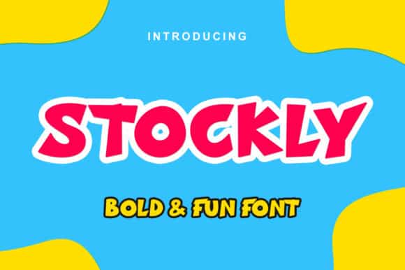 Stockly Display Font Image 1