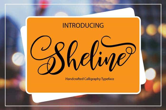 Sheline Font Image 1