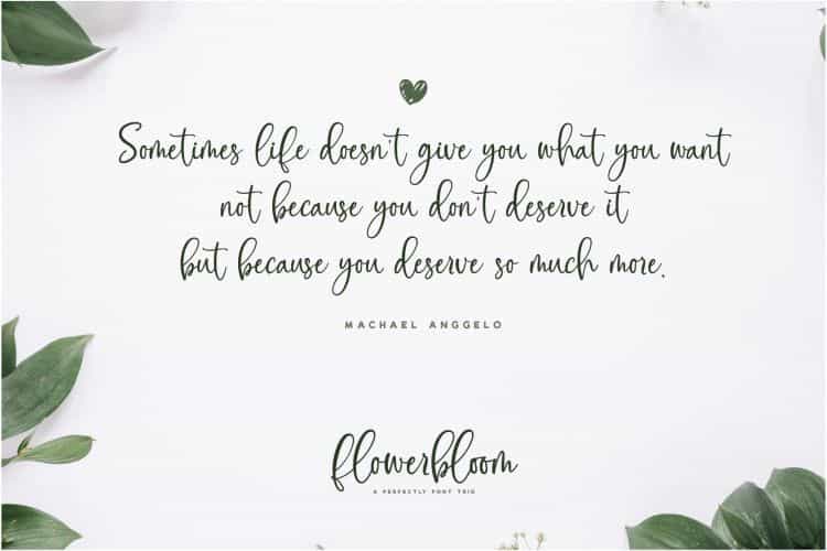 Flowerbloom Font Image 2