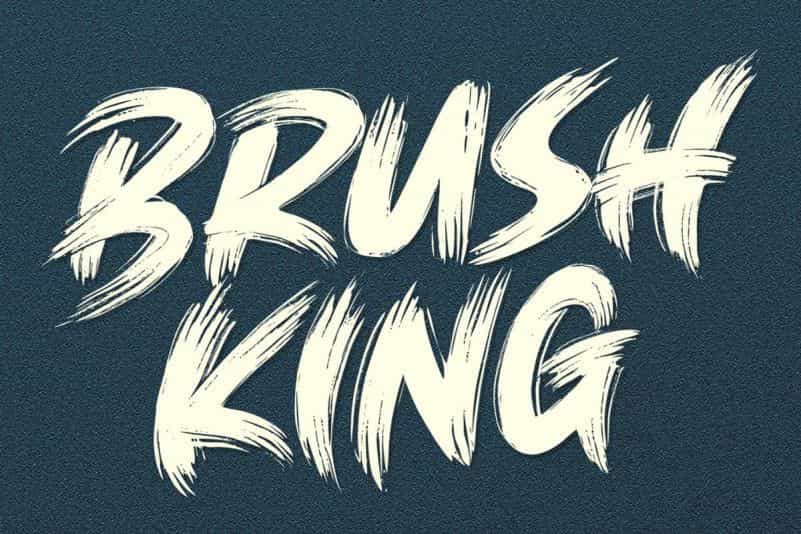 Brush King Font Image 1