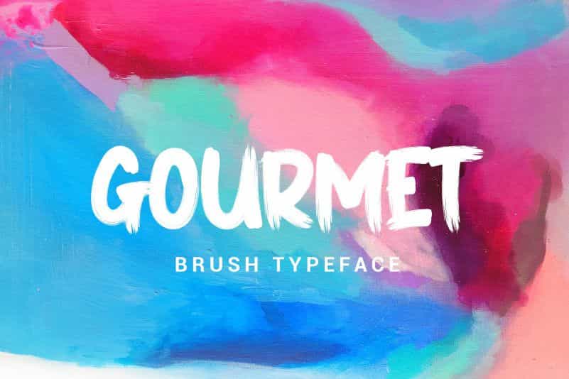 GOURMET Font Image 1