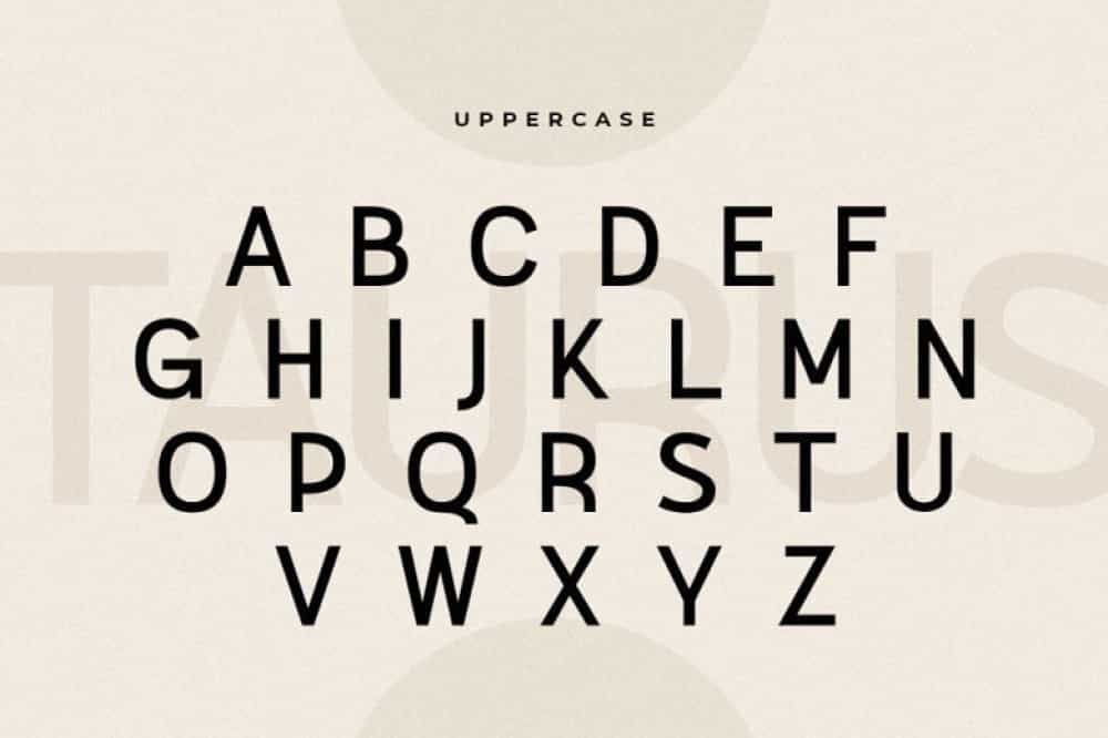Taurus Font Image 10