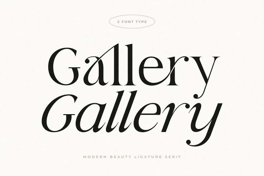 Gallery Font Image 1