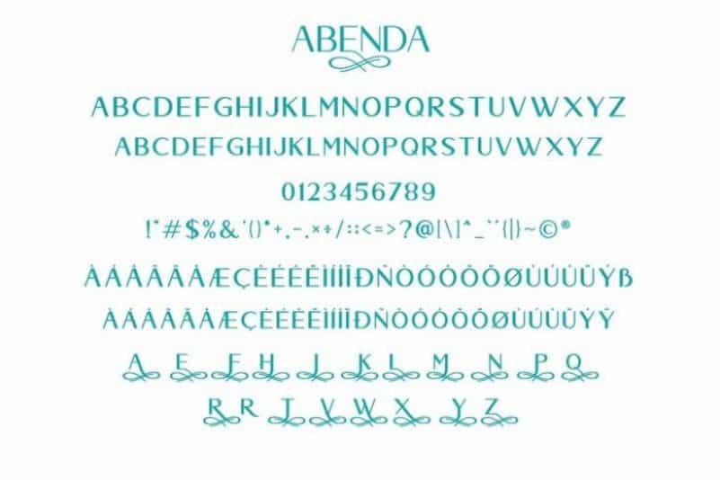 Abenda Elegant Sans Font Image 2