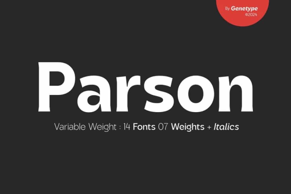 Parson Font Family Image 1