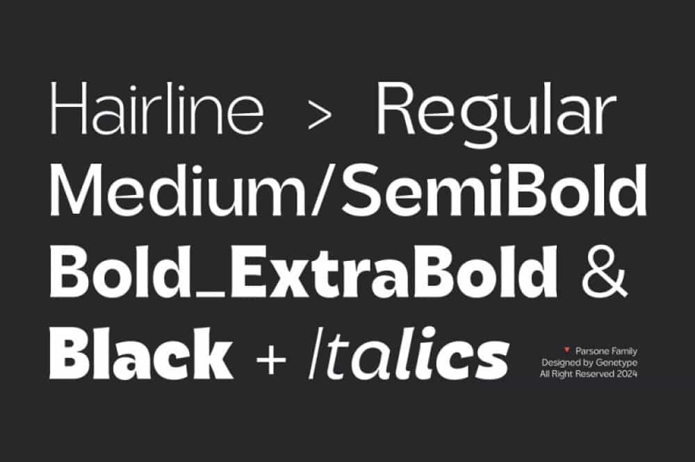 Parson Font Family Image 3