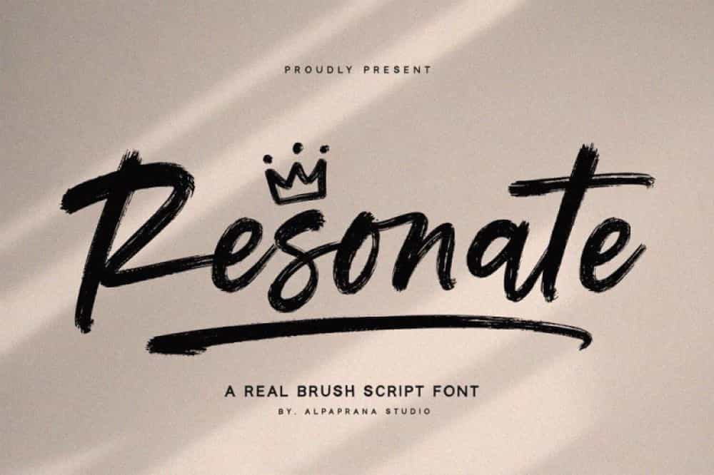 Resonate Font Image 1