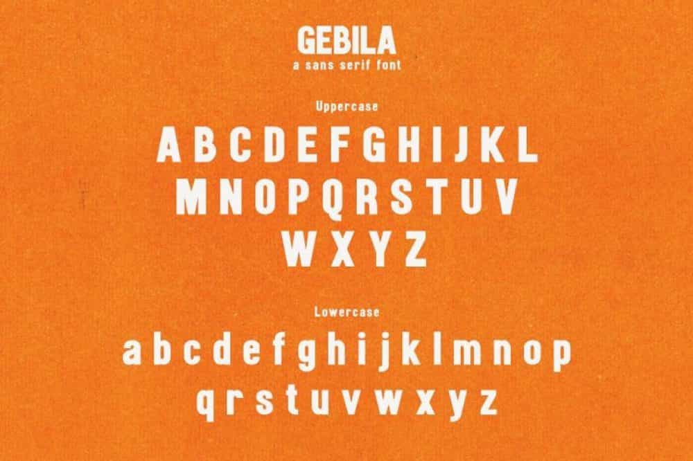 Gebila Font Image 2