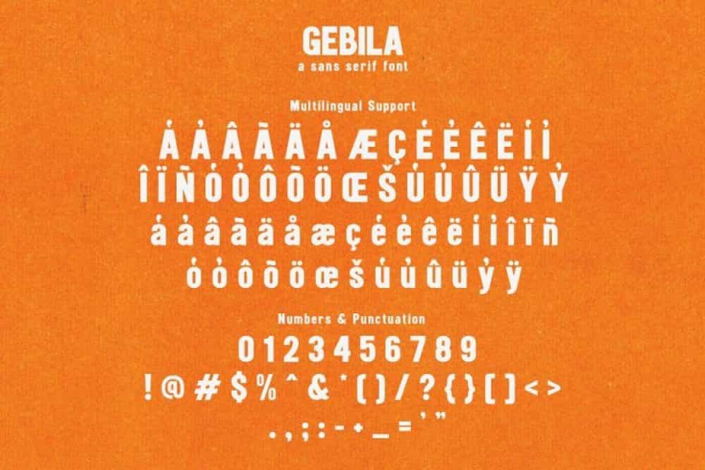 Gebila Font Image 3