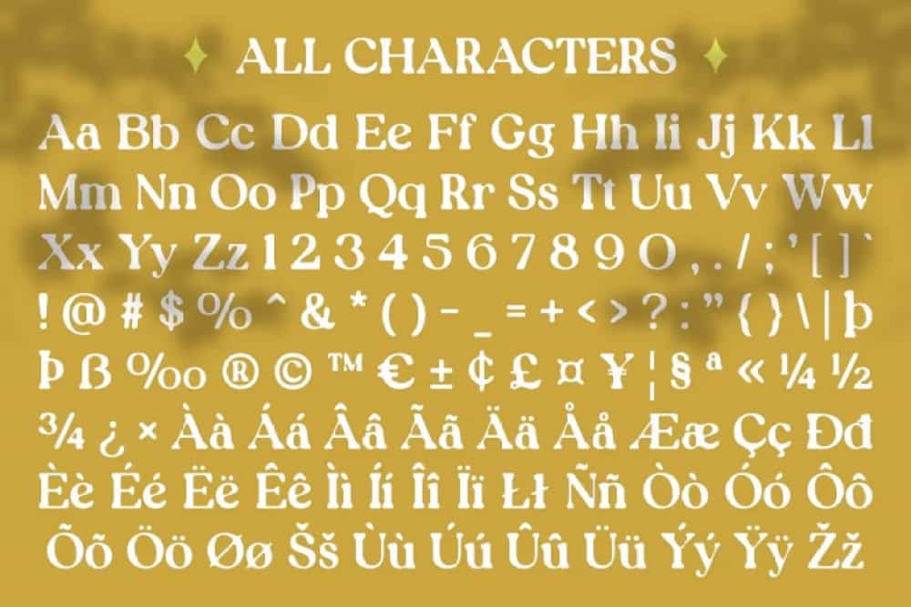 Calive Blur Font Image 3