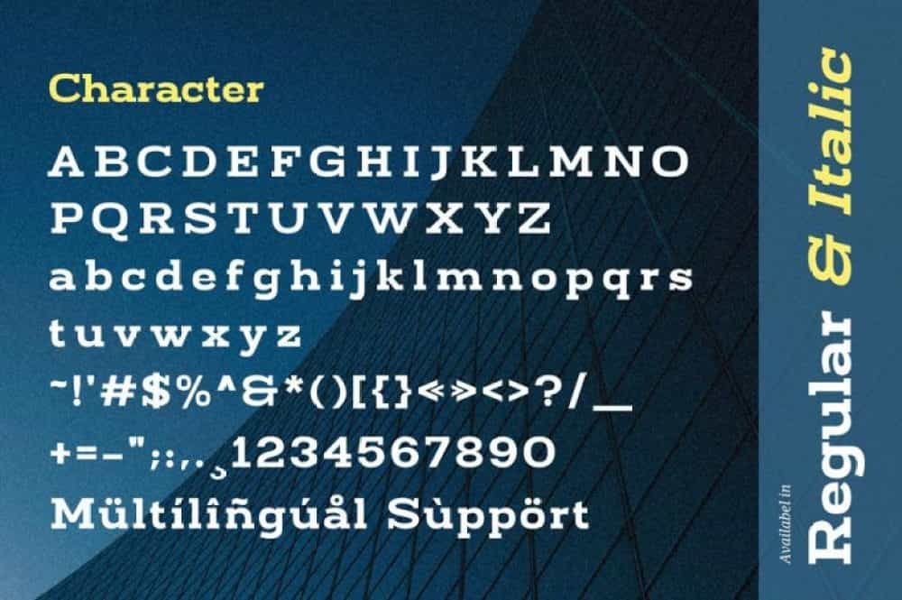 Bidamo Font Image 3