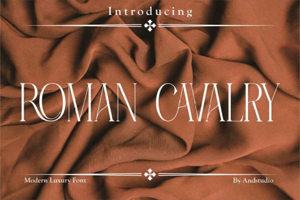 Roman Cavalry Font Image 1