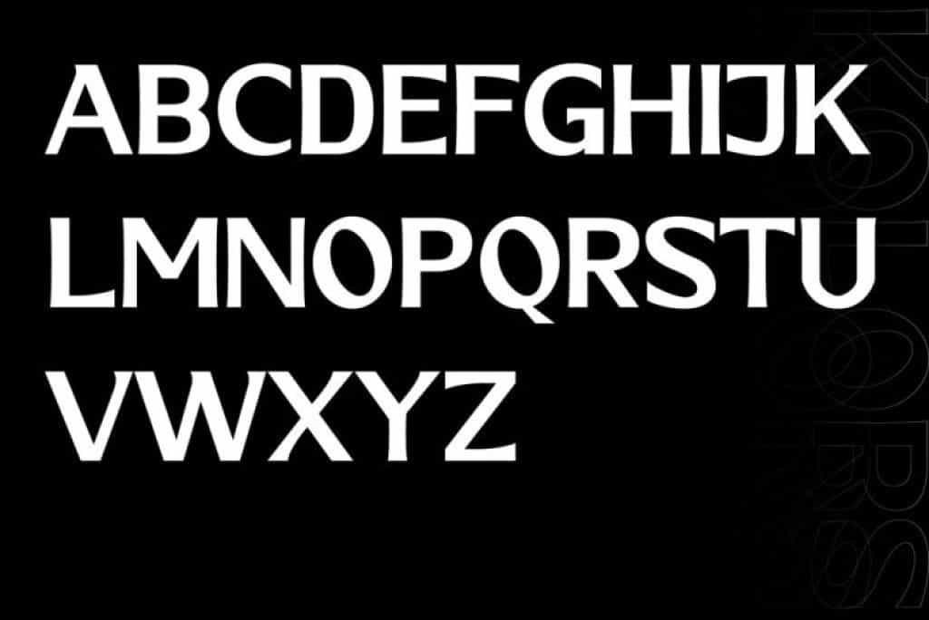Kolors Font Family Image 2