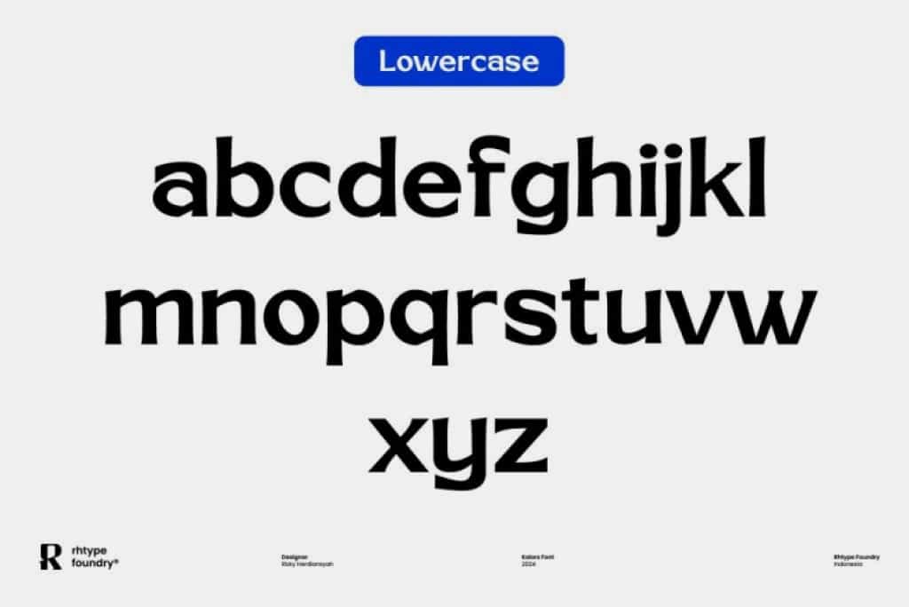 Kolors Font Family Image 3