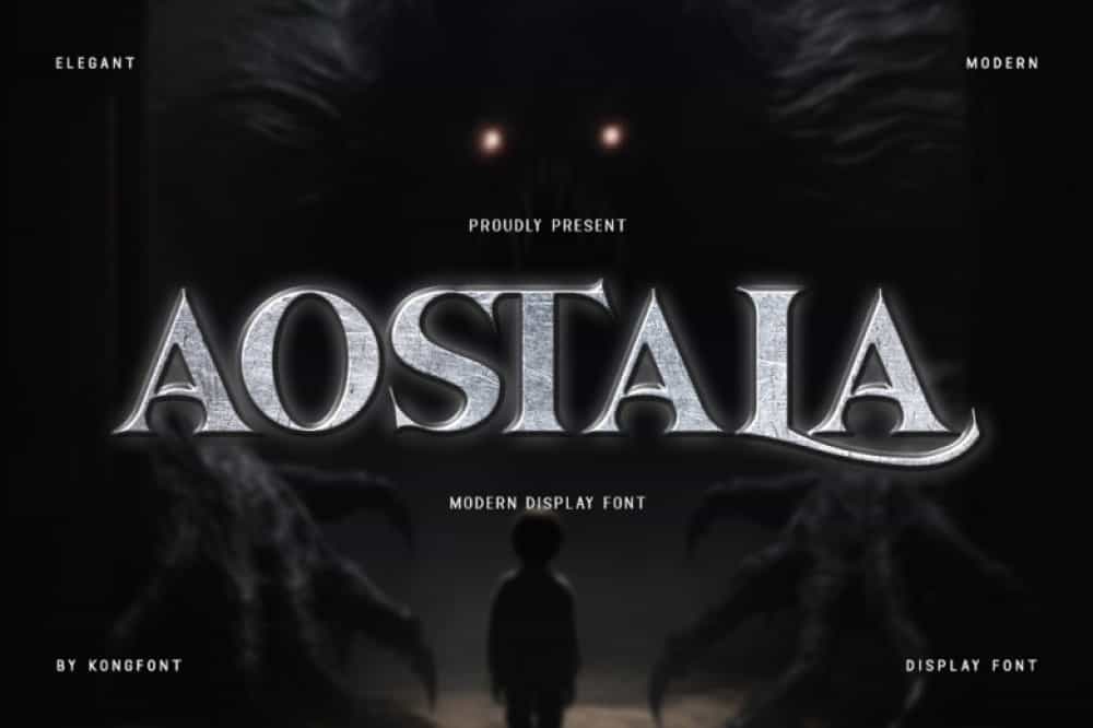 Aostala Font Image 1