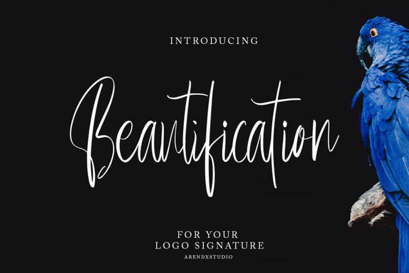 Beautification Font Image 1