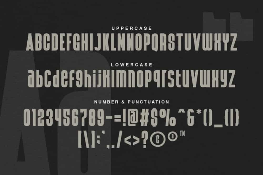 Maintanker Font Image 3
