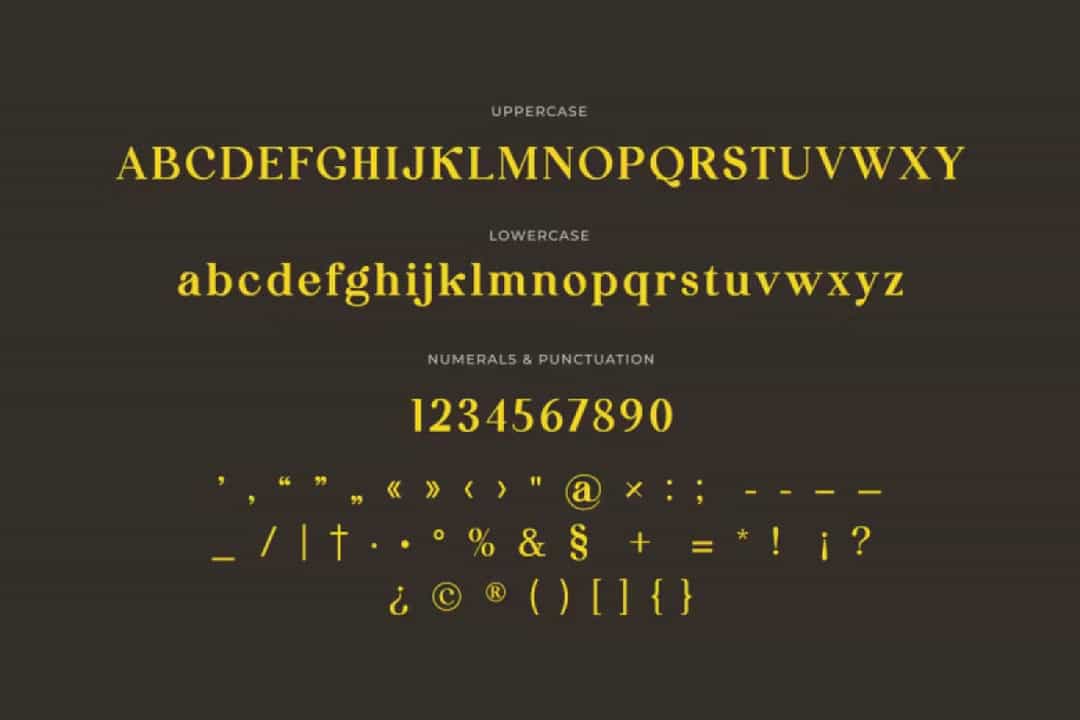 Flagoria Calintha Font Image 3