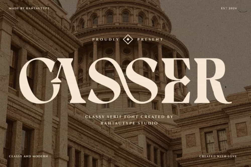 Casser Font Image 1