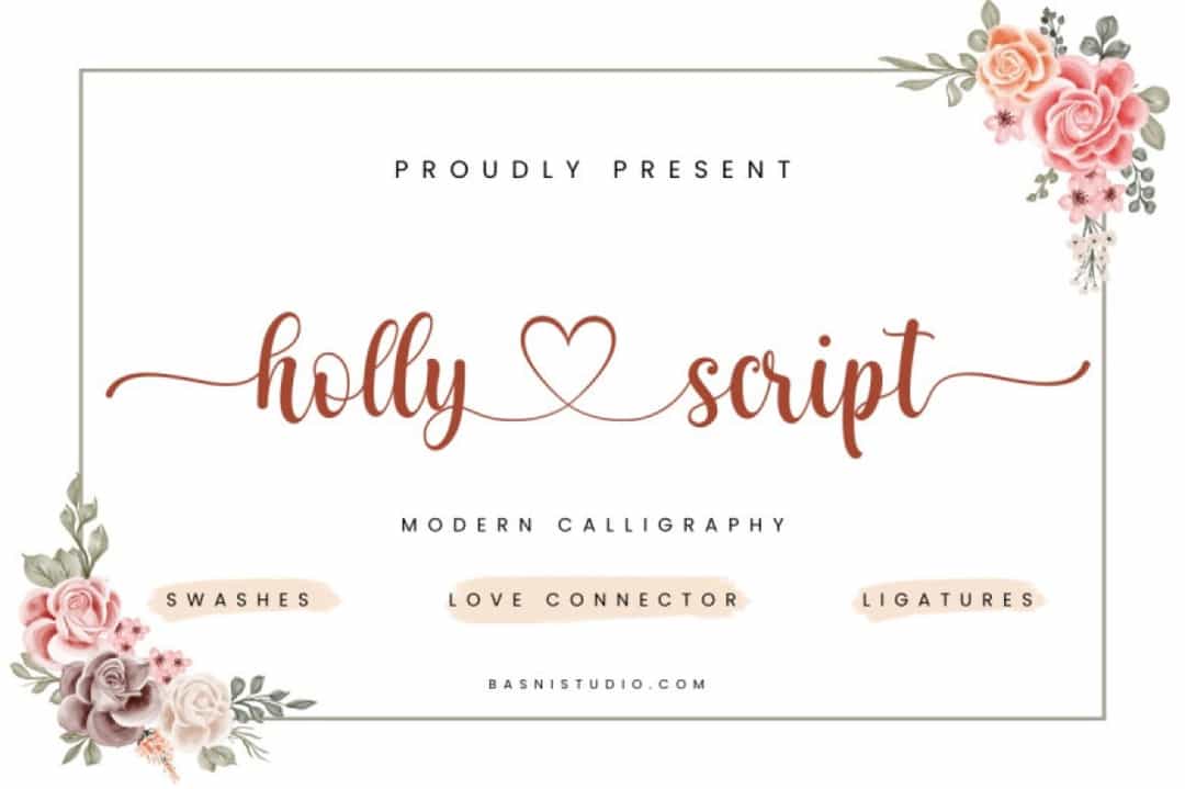 Holly Script Font Image 1