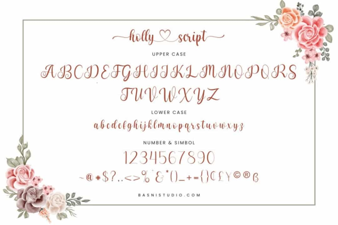 Holly Script Font Image 3