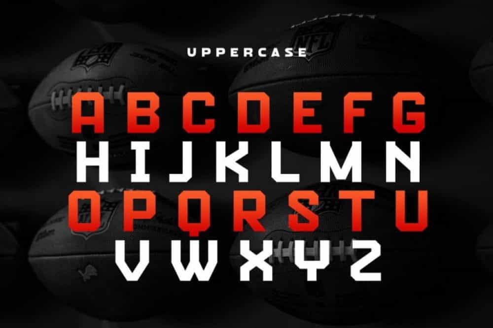 Soccer Font Image 2