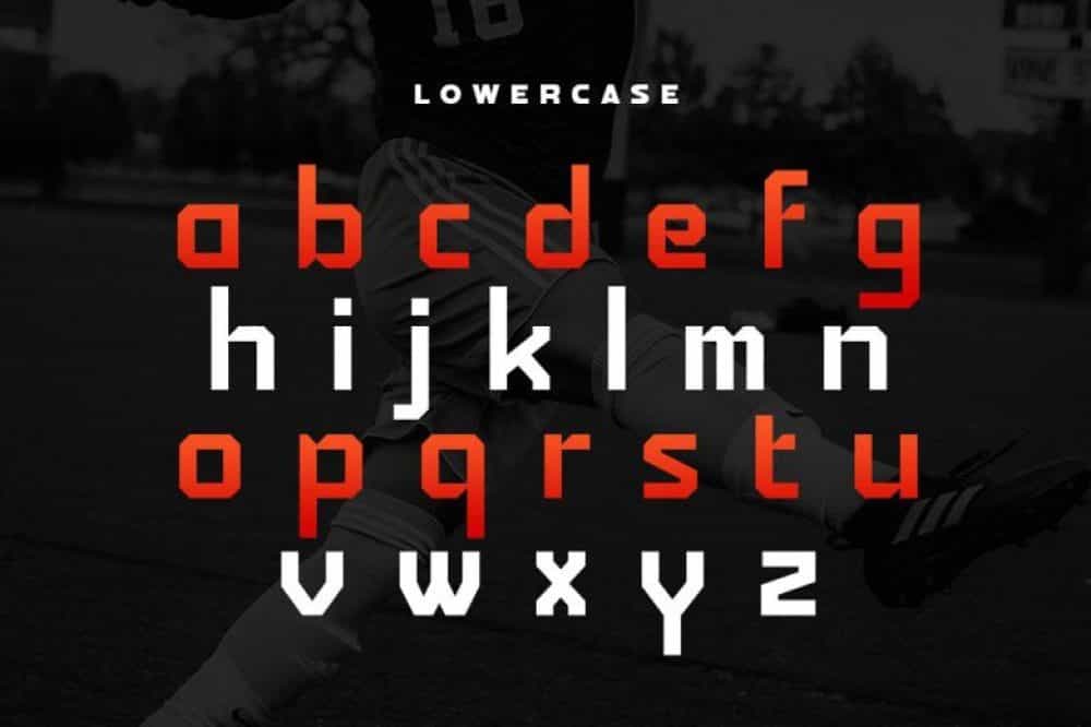 Soccer Font Image 3