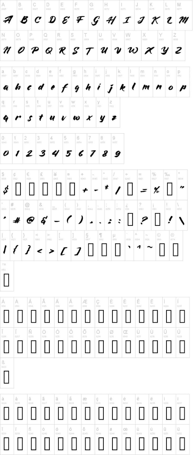 Blue Silky Font Image 2