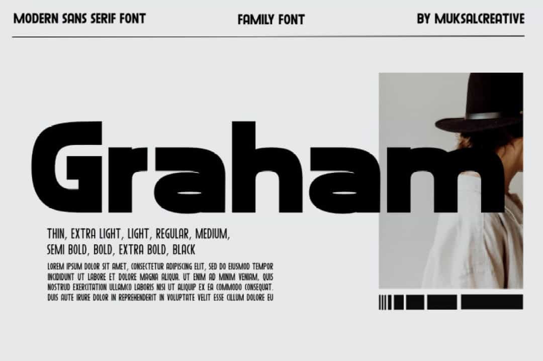Graham Black Font Image 1