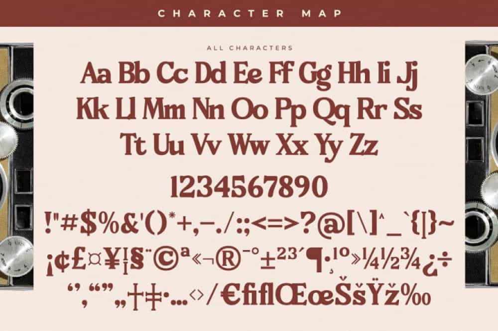 Bricks Antique Font Image 3