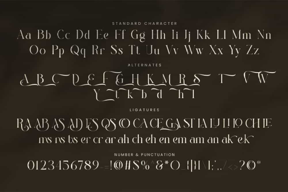 Evelins Font Image 3