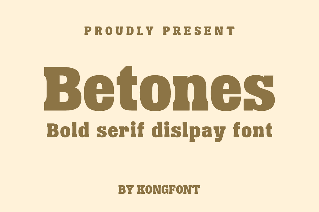 Betones Font Image 1