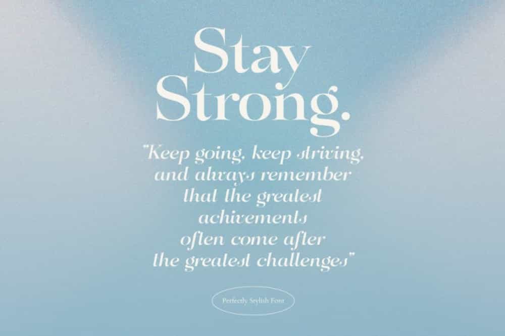 Perfectly Stylish Font Image 2